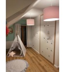 Argon MAGIC lampa wisząca 1 pł. 1x15W (max) róż elementy chromowane 4136 Argon MAGIC lampa wisząca 1 pł. 1x15W (max) róż elementy chromowane 4136