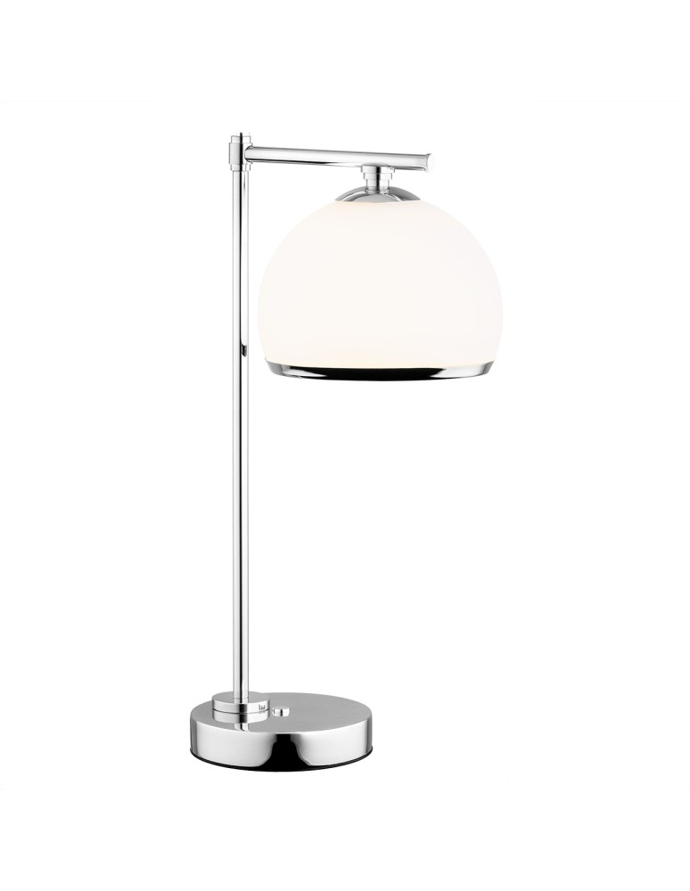 Argon MARBELLA PLUS lampa stołowa 1 pł. 1x15W (max) opal mat chrom 8121