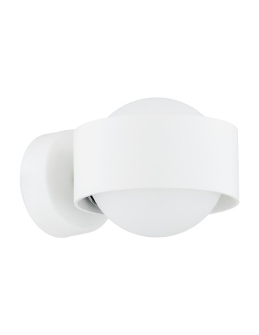 Argon MASSIMO PLUS kinkiet 1 pł. 1x6W LED (max) opal mat IP44 biały struktura 8057