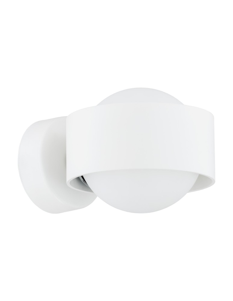Argon MASSIMO PLUS kinkiet 1 pł. 1x6W LED (max) opal mat IP44 biały struktura 8057