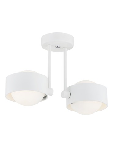 Argon MASSIMO PLUS lampa wisząca 2 pł. 2x6W LED (max) opal mat IP44 biały struktura 7088