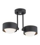 Argon MASSIMO PLUS lampa wisząca 2 pł. 2x6W LED (max) opal mat IP44 czarny struktura 7089 Argon MASSIMO PLUS lampa wisząca 2 pł. 2x6W LED (max) opal mat IP44 czarny struktura 7089