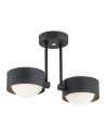 Argon MASSIMO PLUS lampa wisząca 2 pł. 2x6W LED (max) opal mat IP44 czarny struktura 7089 Argon MASSIMO PLUS lampa wisząca 2 pł. 2x6W LED (max) opal mat IP44 czarny struktura 7089