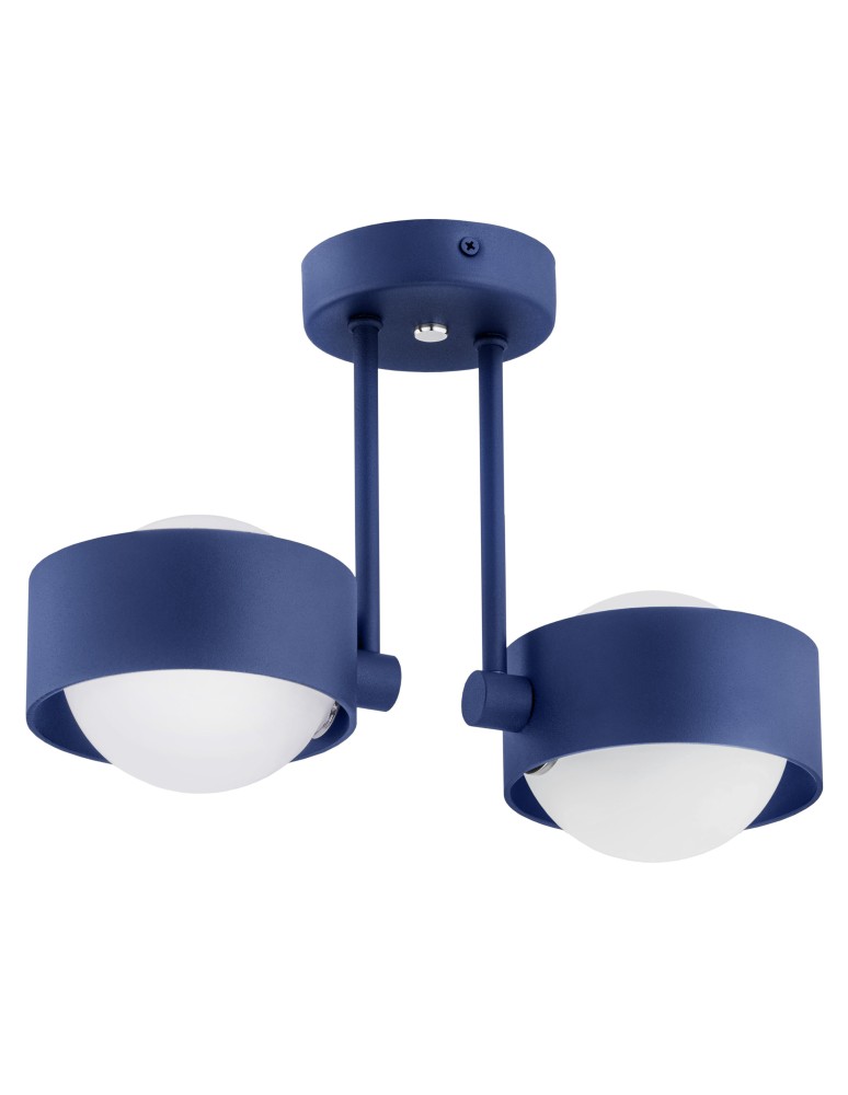 Argon MASSIMO PLUS lampa wisząca 2 pł. 2x6W LED (max) opal mat IP44 granat struktura 7090