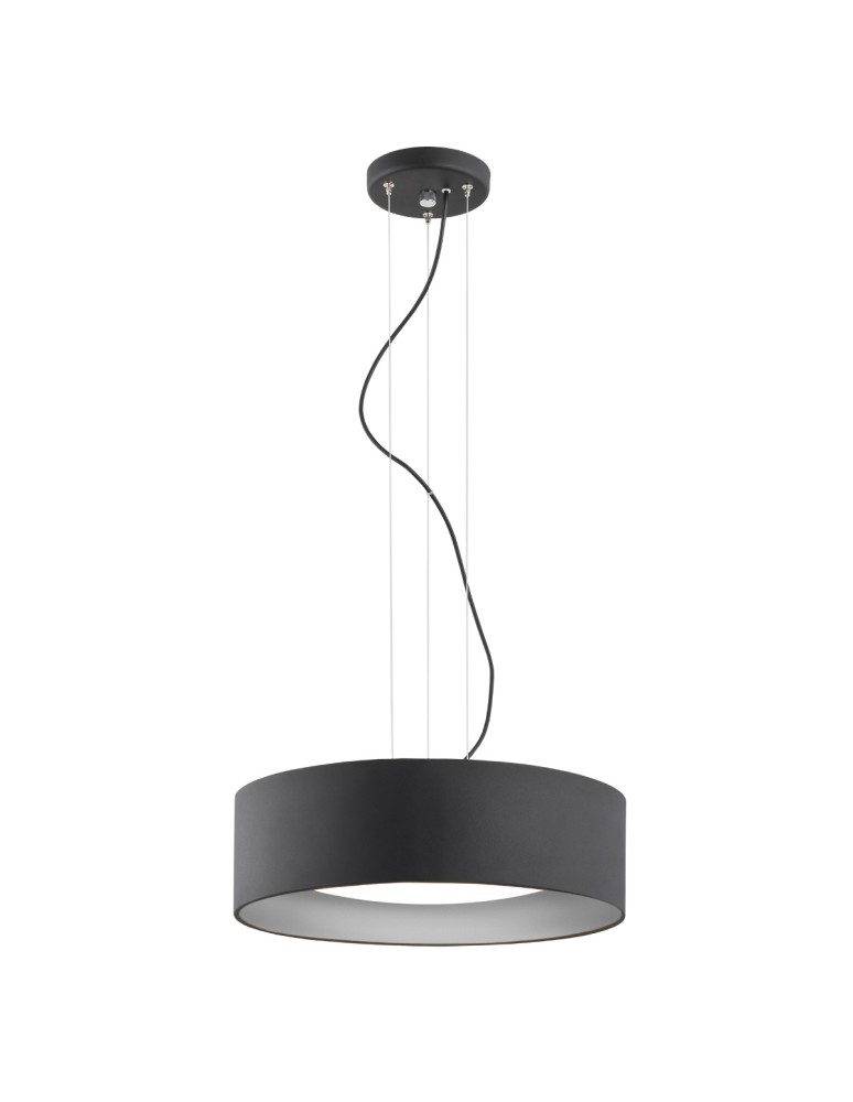 Argon MOHITO lampa wisząca 3 pł. 3x15W (max) czarny struktura na zewnątrz srebrny wewnątrz 1214 Argon MOHITO lampa wisząca 3 pł. 3x15W (max) czarny struktura na zewnątrz srebrny wewnątrz 1214