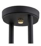 Lampy wiszące - Argon MORITZ lampa wisząca 4 pł. 4x15W (max) opal mat czarny struktura 1739 - product 4