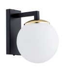 Kinkiety - Argon MORITZ kiniet 1 pł. 1x15W (max) opal mat czarny struktura 4771 - product 2