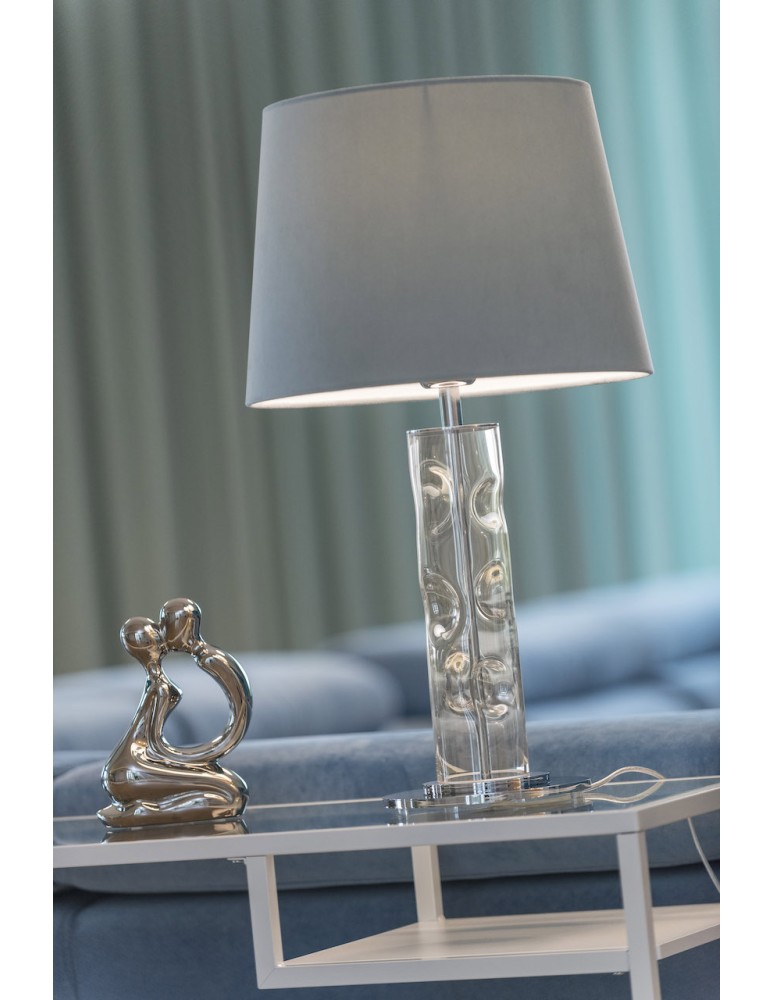 Argon NANCY lampa stołowa 1 pł. 1x15W (max) błękitny transparentny 3844 Argon NANCY lampa stołowa 1 pł. 1x15W (max) błękitny transparentny 3844