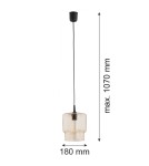 Argon NEWA lampa wisząca 1 pł. 1x15W (max) słomkowy 3273 Argon NEWA lampa wisząca 1 pł. 1x15W (max) słomkowy 3273