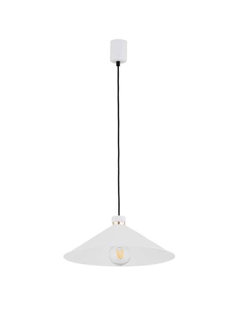 Argon NASHVILLE lampa wisząca 1 pł. 1x15W (max) biały struktura elementy mosiądzowane 4693 Argon NASHVILLE lampa wisząca 1 pł. 1x15W (max) biały struktura elementy mosiądzowane 4693