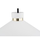 Argon NASHVILLE lampa wisząca 1 pł. 1x15W (max) biały struktura elementy mosiądzowane 4693 Argon NASHVILLE lampa wisząca 1 pł. 1x15W (max) biały struktura elementy mosiądzowane 4693