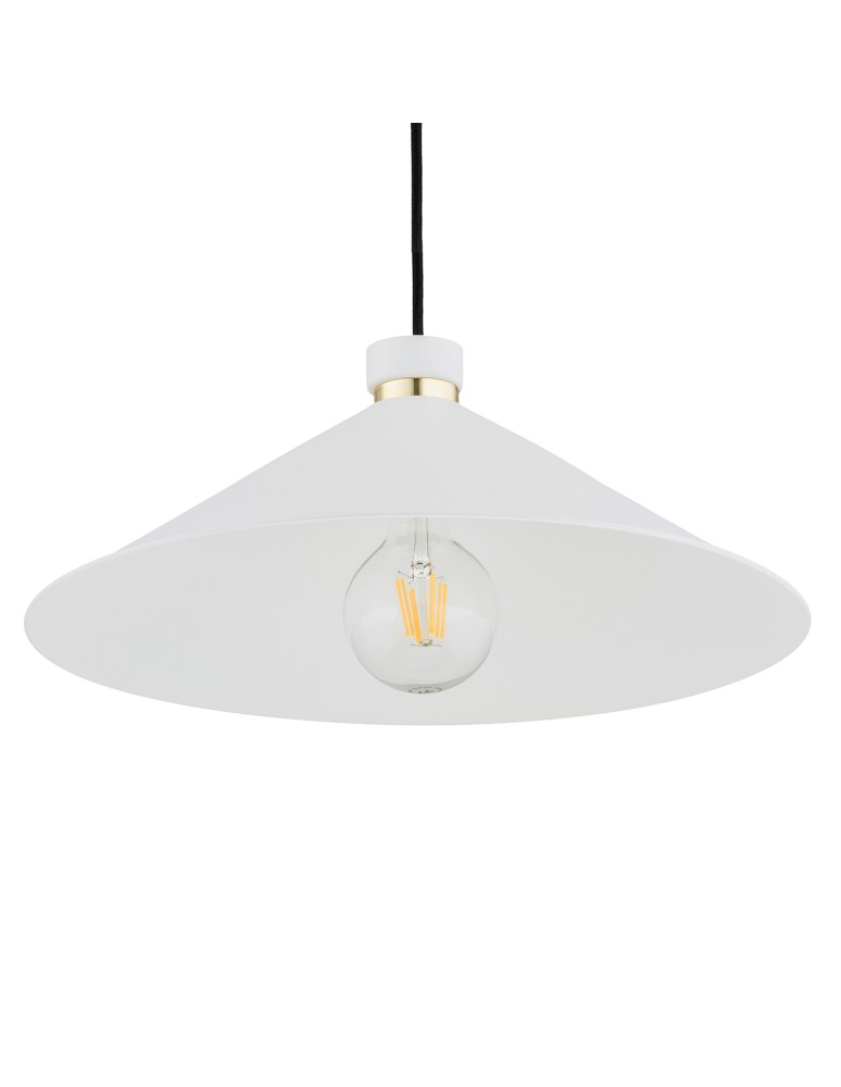 Argon NASHVILLE lampa wisząca 1 pł. 1x15W (max) biały struktura elementy mosiądzowane 4693 Argon NASHVILLE lampa wisząca 1 pł. 1x15W (max) biały struktura elementy mosiądzowane 4693