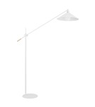 Argon NASHVILLE lampa podłogowa 1 pł. 1x15W (max) biały struktura elementy mosiądzowane 4731 Argon NASHVILLE lampa podłogowa 1 pł. 1x15W (max) biały struktura elementy mosiądzowane 4731