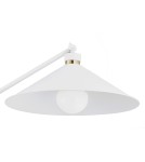 Argon NASHVILLE lampa podłogowa 1 pł. 1x15W (max) biały struktura elementy mosiądzowane 4731 Argon NASHVILLE lampa podłogowa 1 pł. 1x15W (max) biały struktura elementy mosiądzowane 4731