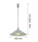 Argon NASHVILLE lampa wisząca 1 pł. 1x15W (max) szałwia struktura elementy mosiądzowane 4694 Argon NASHVILLE lampa wisząca 1 pł. 1x15W (max) szałwia struktura elementy mosiądzowane 4694