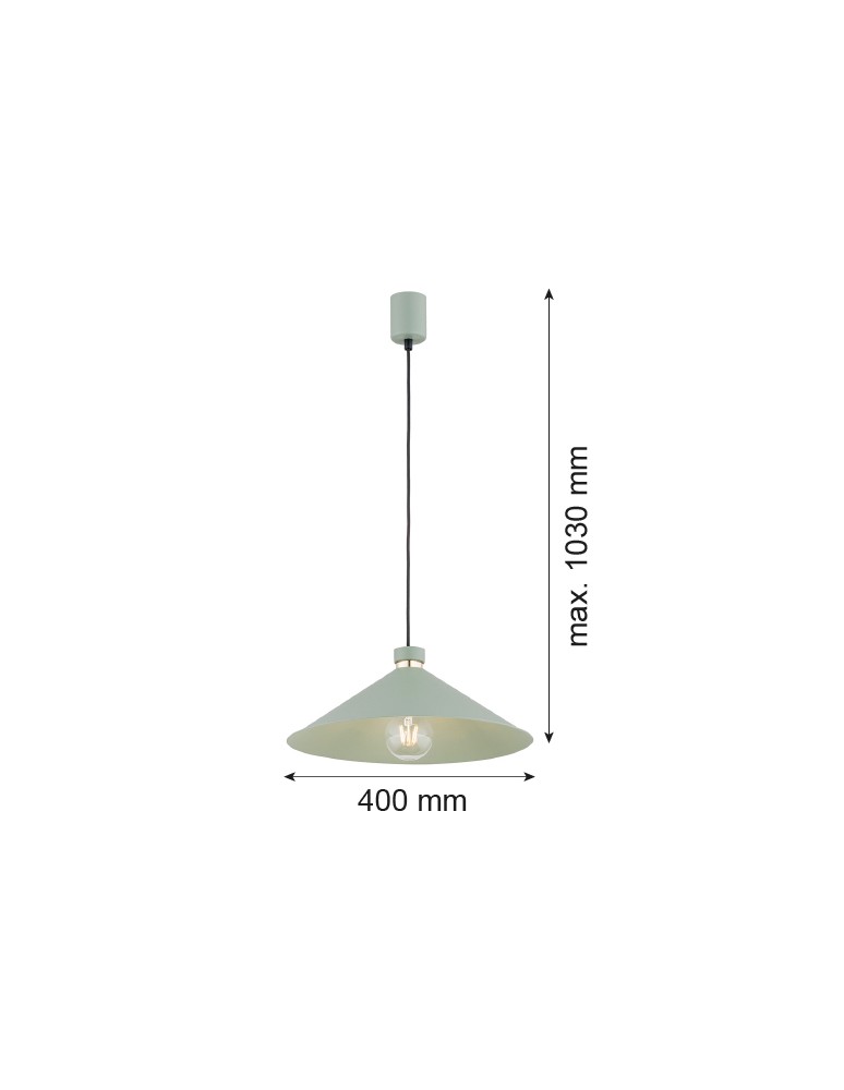 Argon NASHVILLE lampa wisząca 1 pł. 1x15W (max) szałwia struktura elementy mosiądzowane 4694 Argon NASHVILLE lampa wisząca 1 pł. 1x15W (max) szałwia struktura elementy mosiądzowane 4694