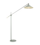 Lampy podłogowe łamane - Argon NASHVILLE lampa podłogowa 1 pł. 1x15W (max) szałwia struktura elementy mosiądzowane 4733 - product 1