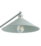 Lampy podłogowe łamane - Argon NASHVILLE lampa podłogowa 1 pł. 1x15W (max) szałwia struktura elementy mosiądzowane 4733 - product 3