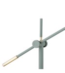 Lampy podłogowe łamane - Argon NASHVILLE lampa podłogowa 1 pł. 1x15W (max) szałwia struktura elementy mosiądzowane 4733 - product 4