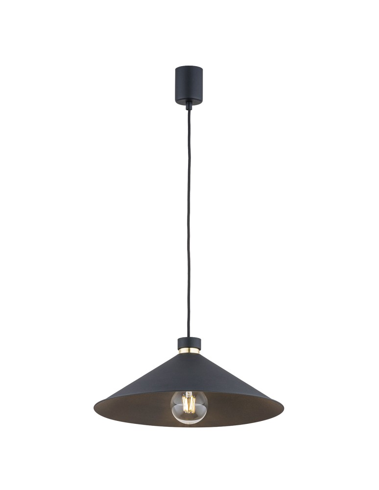 Argon NASHVILLE lampa wisząca 1 pł. 1x15W (max) czarny struktura elementy mosiądzowane 4695 Argon NASHVILLE lampa wisząca 1 pł. 1x15W (max) czarny struktura elementy mosiądzowane 4695