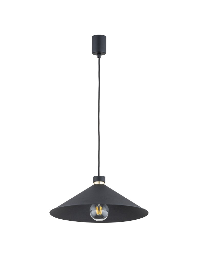 Argon NASHVILLE lampa wisząca 1 pł. 1x15W (max) czarny struktura elementy mosiądzowane 4695 Argon NASHVILLE lampa wisząca 1 pł. 1x15W (max) czarny struktura elementy mosiądzowane 4695