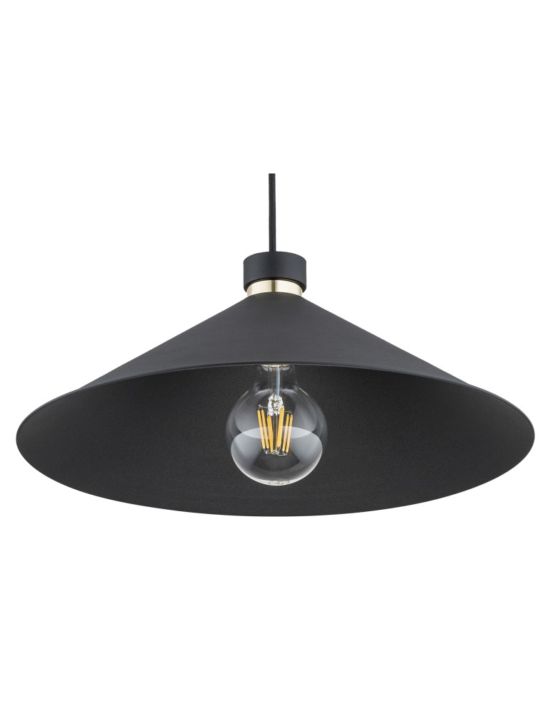 Argon NASHVILLE lampa wisząca 1 pł. 1x15W (max) czarny struktura elementy mosiądzowane 4695 Argon NASHVILLE lampa wisząca 1 pł. 1x15W (max) czarny struktura elementy mosiądzowane 4695