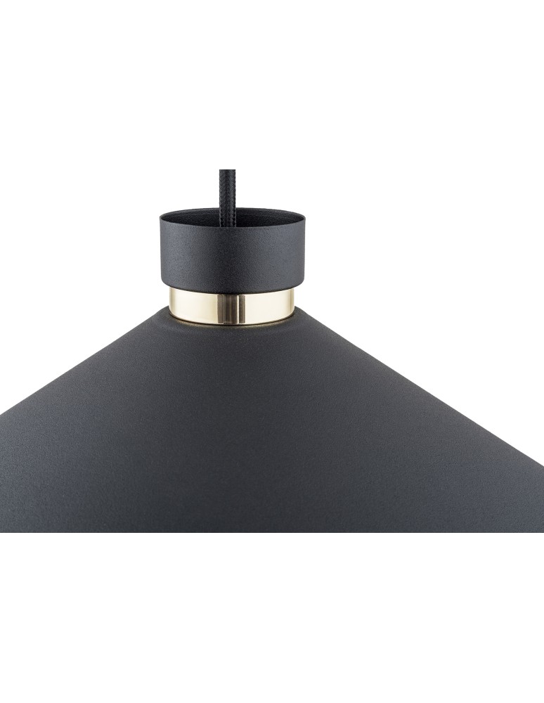 Argon NASHVILLE lampa wisząca 1 pł. 1x15W (max) czarny struktura elementy mosiądzowane 4695 Argon NASHVILLE lampa wisząca 1 pł. 1x15W (max) czarny struktura elementy mosiądzowane 4695