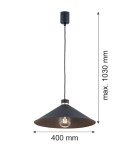 Argon NASHVILLE lampa wisząca 1 pł. 1x15W (max) czarny struktura elementy mosiądzowane 4695 Argon NASHVILLE lampa wisząca 1 pł. 1x15W (max) czarny struktura elementy mosiądzowane 4695