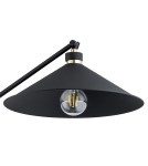 Argon NASHVILLE lampa podłogowa 1 pł. 1x15W (max) czarny struktura elementy mosiądzowane 4732 Argon NASHVILLE lampa podłogowa 1 pł. 1x15W (max) czarny struktura elementy mosiądzowane 4732
