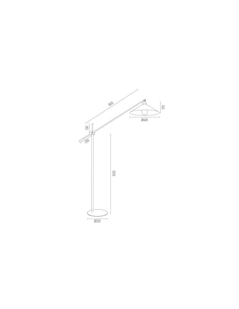 Argon NASHVILLE lampa podłogowa 1 pł. 1x15W (max) czarny struktura elementy mosiądzowane 4732 Argon NASHVILLE lampa podłogowa 1 pł. 1x15W (max) czarny struktura elementy mosiądzowane 4732