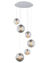 Argon OPTICA lampa wisząca 6 pł. na okrągłej podsufitce 6x15W (max) lister grafit chrom 2529 Argon OPTICA lampa wisząca 6 pł. na okrągłej podsufitce 6x15W (max) lister grafit chrom 2529