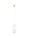 Argon PALLADO lampa wisząca 1 pł. 1x15W (max) opal mat mosiądz 4993