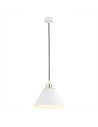 Argon ORTE lampa wisząca 1 pł. 1x15W (max) biały struktura elementy mosiądzowane 4914 Argon ORTE lampa wisząca 1 pł. 1x15W (max) biały struktura elementy mosiądzowane 4914