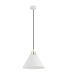 Argon ORTE lampa wisząca 1 pł. 1x15W (max) biały struktura elementy mosiądzowane 4914 Argon ORTE lampa wisząca 1 pł. 1x15W (max) biały struktura elementy mosiądzowane 4914