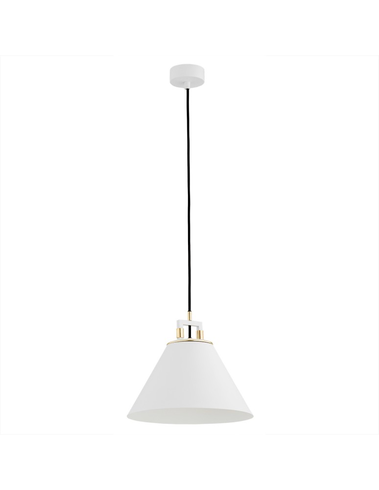 Argon ORTE lampa wisząca 1 pł. 1x15W (max) biały struktura elementy mosiądzowane 4914 Argon ORTE lampa wisząca 1 pł. 1x15W (max) biały struktura elementy mosiądzowane 4914