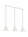 Argon ORTE lampa wisząca 3 pł. 3x15W (max) biały struktura elementy mosiądzowane 6173 Argon ORTE lampa wisząca 3 pł. 3x15W (max) biały struktura elementy mosiądzowane 6173