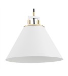 Argon ORTE lampa wisząca 3 pł. 3x15W (max) biały struktura elementy mosiądzowane 6173 Argon ORTE lampa wisząca 3 pł. 3x15W (max) biały struktura elementy mosiądzowane 6173