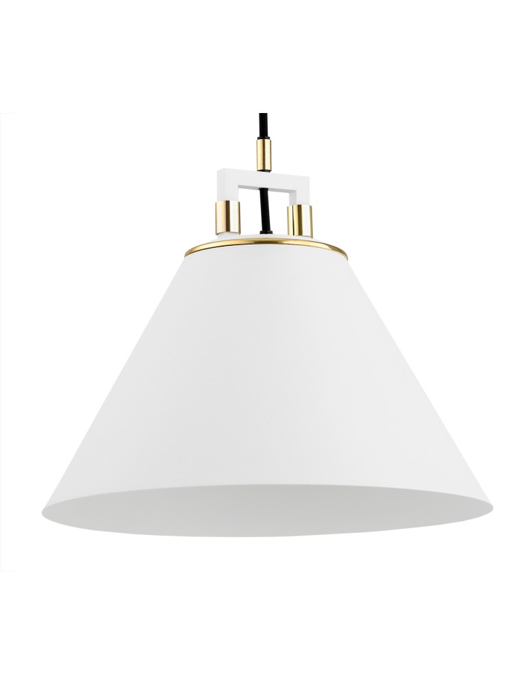 Argon ORTE lampa wisząca 3 pł. 3x15W (max) biały struktura elementy mosiądzowane 6173 Argon ORTE lampa wisząca 3 pł. 3x15W (max) biały struktura elementy mosiądzowane 6173