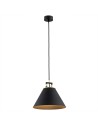 Argon ORTE lampa wisząca 1 pł. 1x15W (max) czarny struktura elementy mosiądzowane 4915 Argon ORTE lampa wisząca 1 pł. 1x15W (max) czarny struktura elementy mosiądzowane 4915