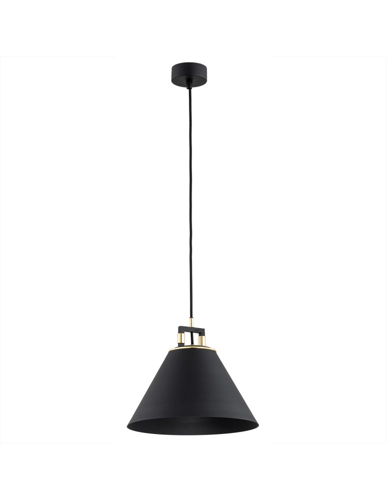 Argon ORTE lampa wisząca 1 pł. 1x15W (max) czarny struktura elementy mosiądzowane 4915 Argon ORTE lampa wisząca 1 pł. 1x15W (max) czarny struktura elementy mosiądzowane 4915