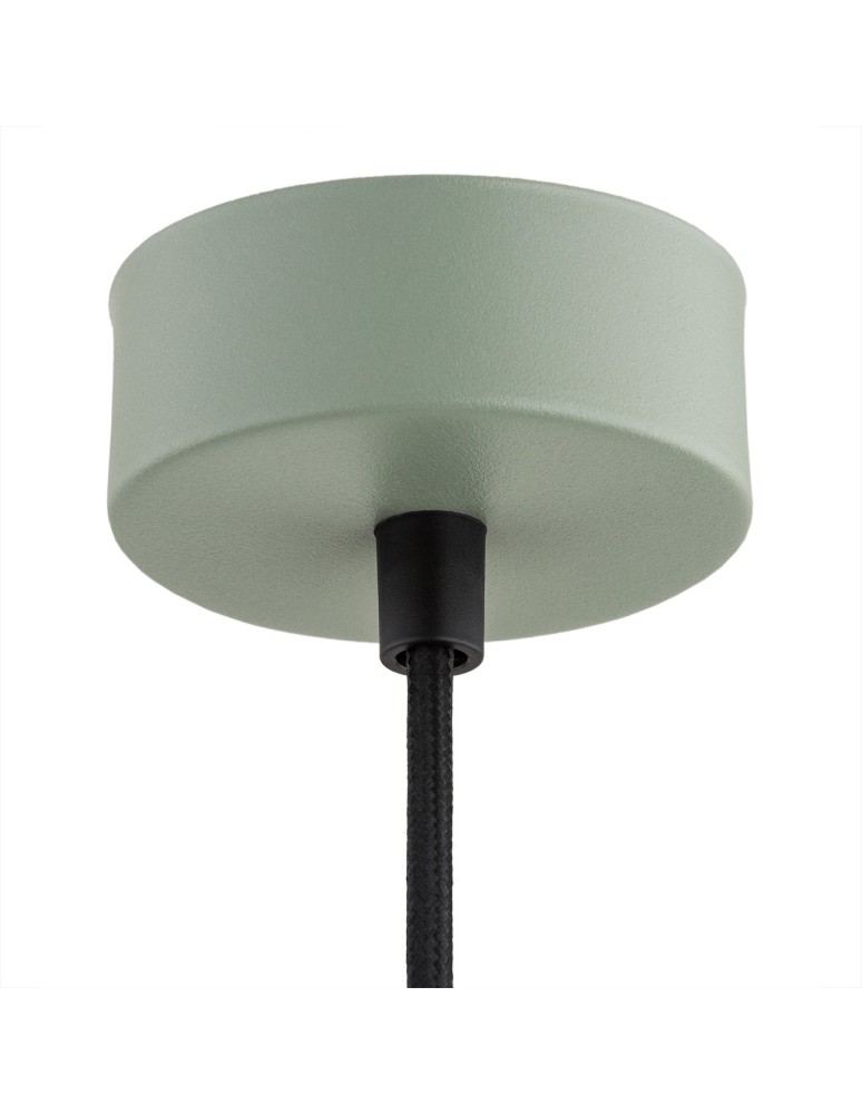 Argon ORTE lampa wisząca 1 pł. 1x15W (max) szałwia struktura elementy mosiądzowane 4916