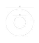 Kinkiety designerskie - Argon PALOMA 8509        szkło, mosiądz - product 5