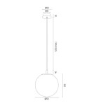 Argon PALOMA 8513 szkło, mosiądz Argon PALOMA 8513 szkło, mosiądz
