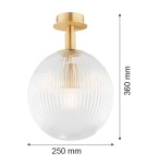 Argon PALOMA 8516 szkło, mosiądz Argon PALOMA 8516 szkło, mosiądz