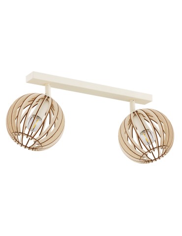 Argon PARULA plafon 2 pł. 2x7W (max) jasny brąz beż 7163 - product 2