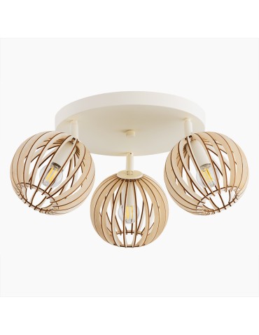 Argon PARULA plafon 3 pl., koło 3x7W (max) jasny brąz beż 6263 - product 2