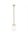 Argon PASADENA lampa wisząca 1 pł. 1x15W (max) biały połysk mosiądz 8004
