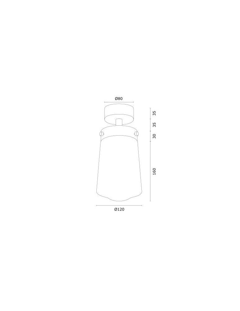 Argon PASADENA plafon 1 pł. 1x15W (max) biały połysk IP44 mosiądz 8005 Argon PASADENA plafon 1 pł. 1x15W (max) biały połysk IP44 mosiądz 8005