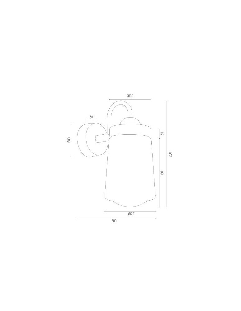 Argon PASADENA kinkiet 1 pł. 1x15W (max) dymny IP44 chrom 4718