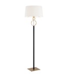 Lampy podłogowe z abażurem - Argon PERSEO l. podłogowa 1 pł. 1x15W (max) śmietankowy czarny 8309 - product 1